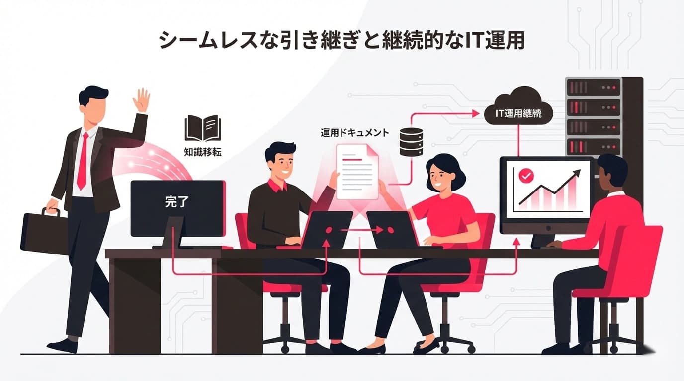 突然の退職でも業務を止めない！IT業務の「属人化」を解消する唯一の方法