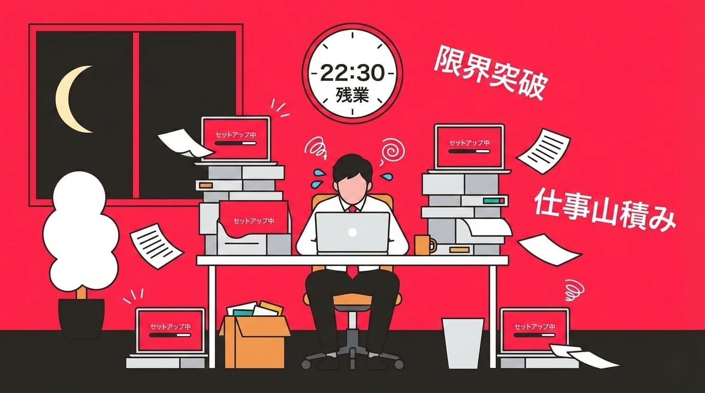 情シスのいない会社で総務が200台のパソコンキッティングで潰れる?!