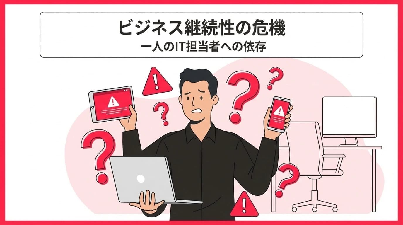 ひとり情シスの突然の休職・退職リスクをヘッジするBCP対策
