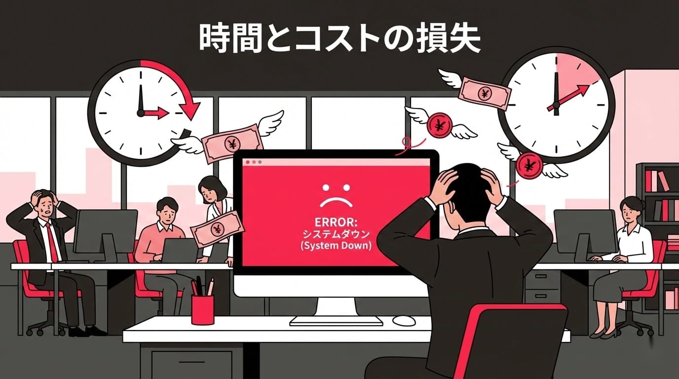 ITトラブルで業務が止まる「ダウンタイムコスト」を計算してみた