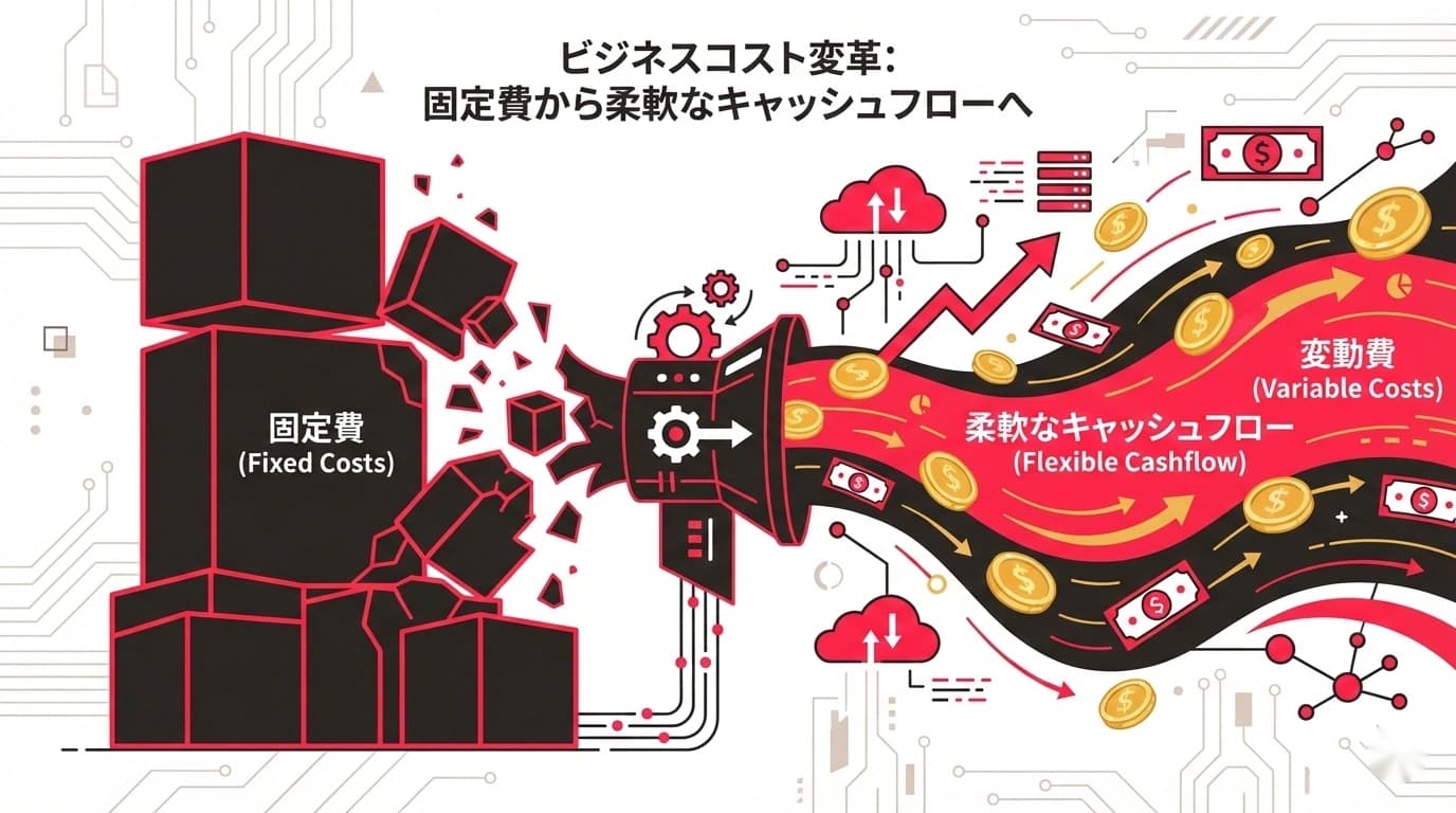 固定費を変動費へ！月額制DX支援サービスで実現するキャッシュフロー改善