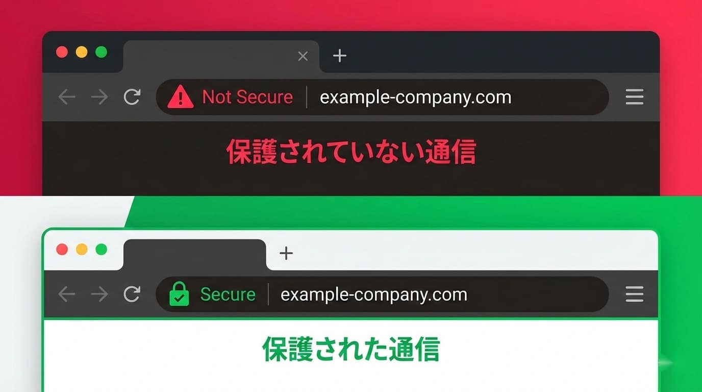 SSL化してない自社サイトは「信頼度ゼロ」！？今すぐ確認すべきURLバー
