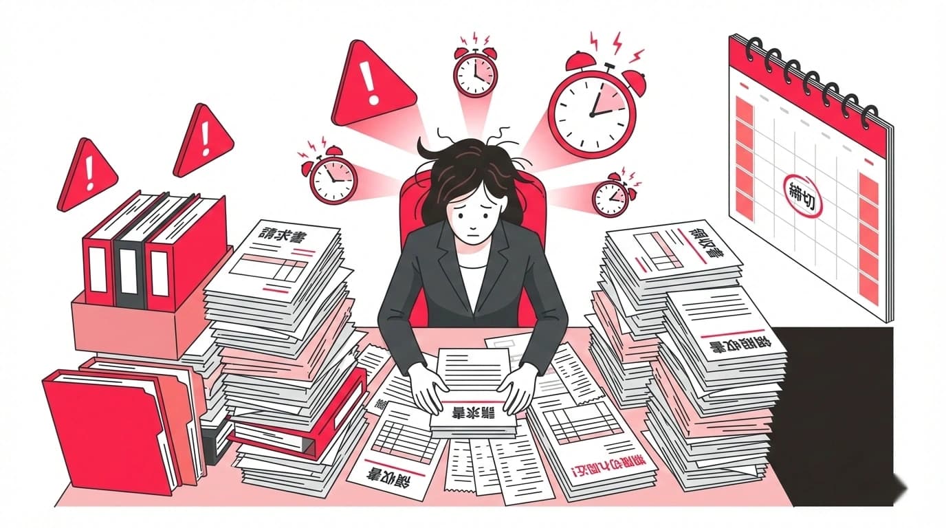 インボイス制度対応で経理がパンク寸前！システムで解決する具体策