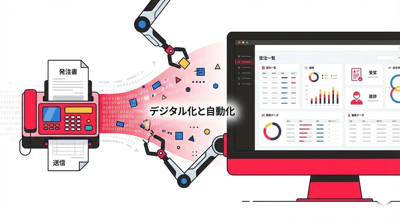 FAX注文を自動データ化？OCRツールとRPAで受注業務を無人化する方法