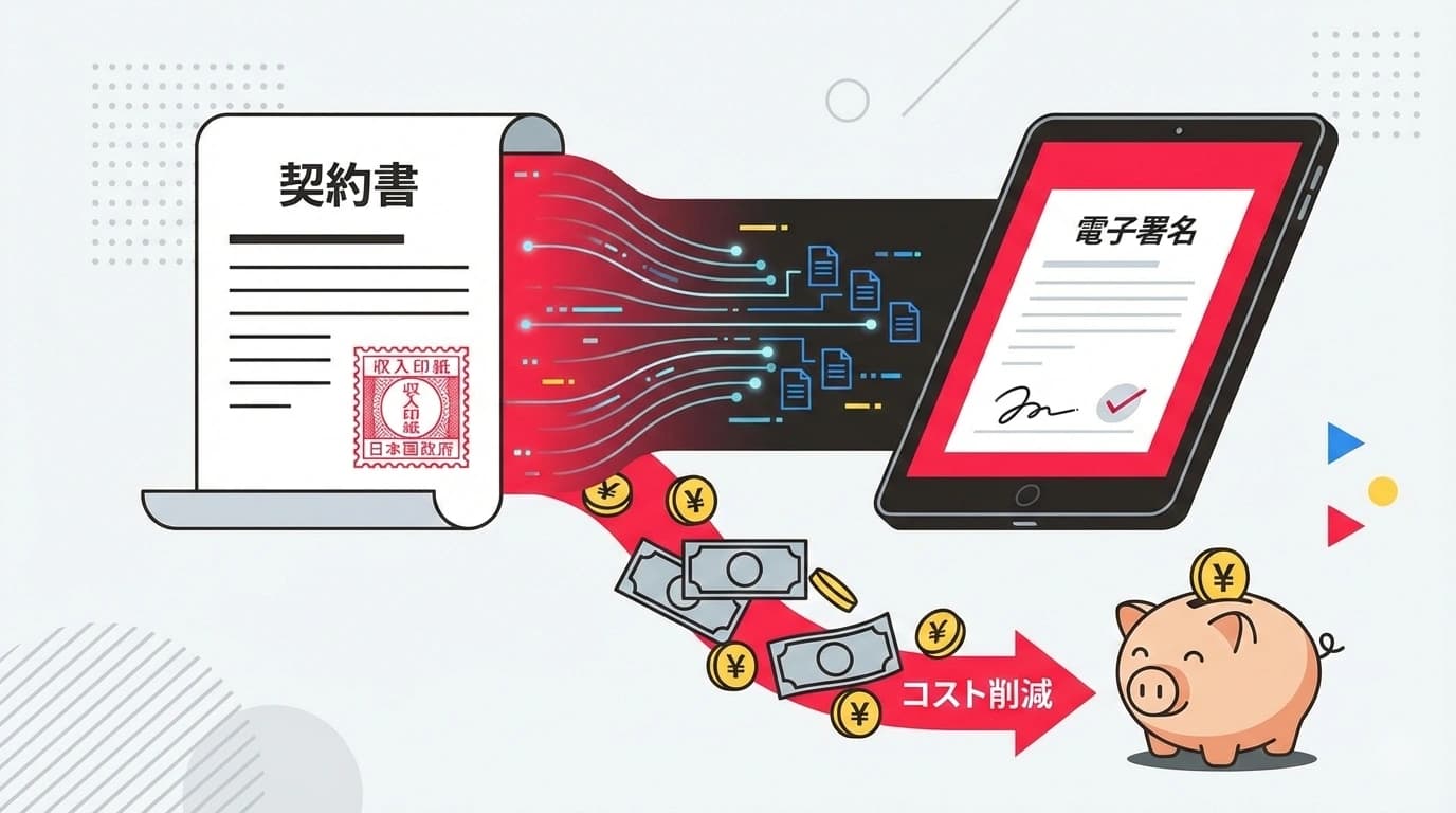 印紙代ゼロに？電子サイン導入で契約書コストを大幅削減する方法