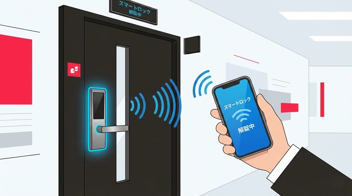スマートロック導入で鍵の受け渡しをゼロに！入退室管理を自動化する方法