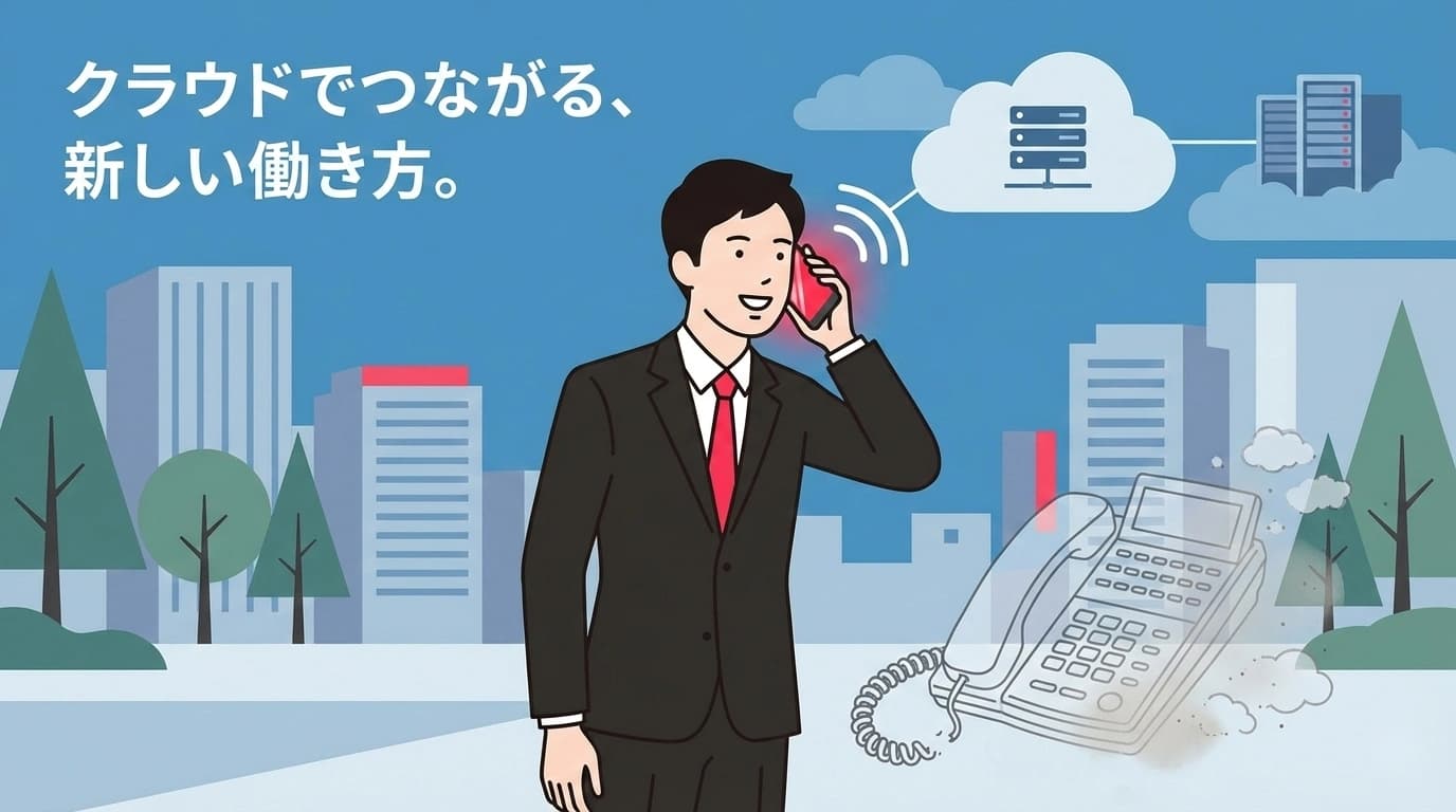 会社の電話をスマホで受ける！クラウドPBX導入で固定電話を廃止する方法