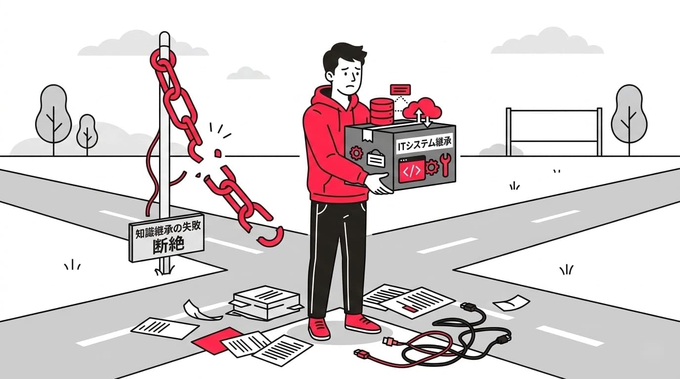 「情シスの引き継ぎ」が不可能な理由と、それでも業務を止めない方法