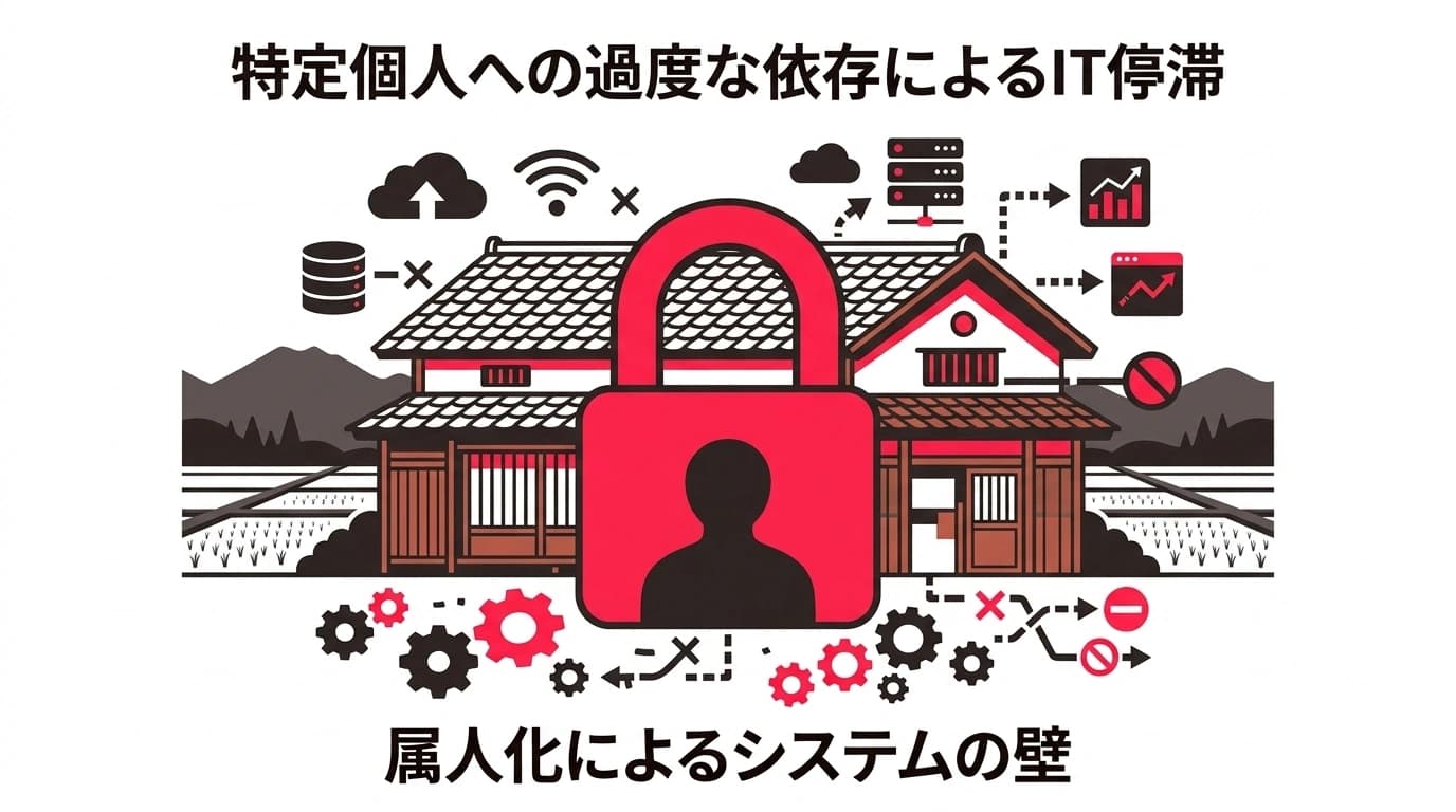 地方企業のIT活用が進まない本当の原因は「属人化」——脱却への3ステップ