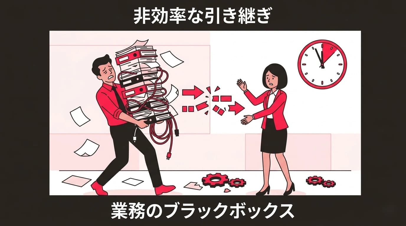 属人化した業務を退職前に引き継ぐのは、構造的に無理である