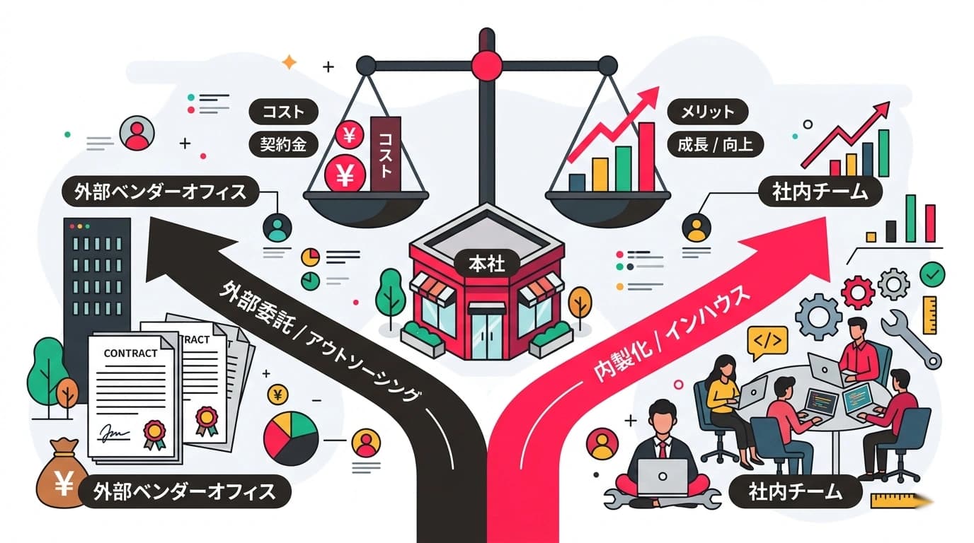 中小企業のDX推進｜外注と内製、費用対効果で比べた結論