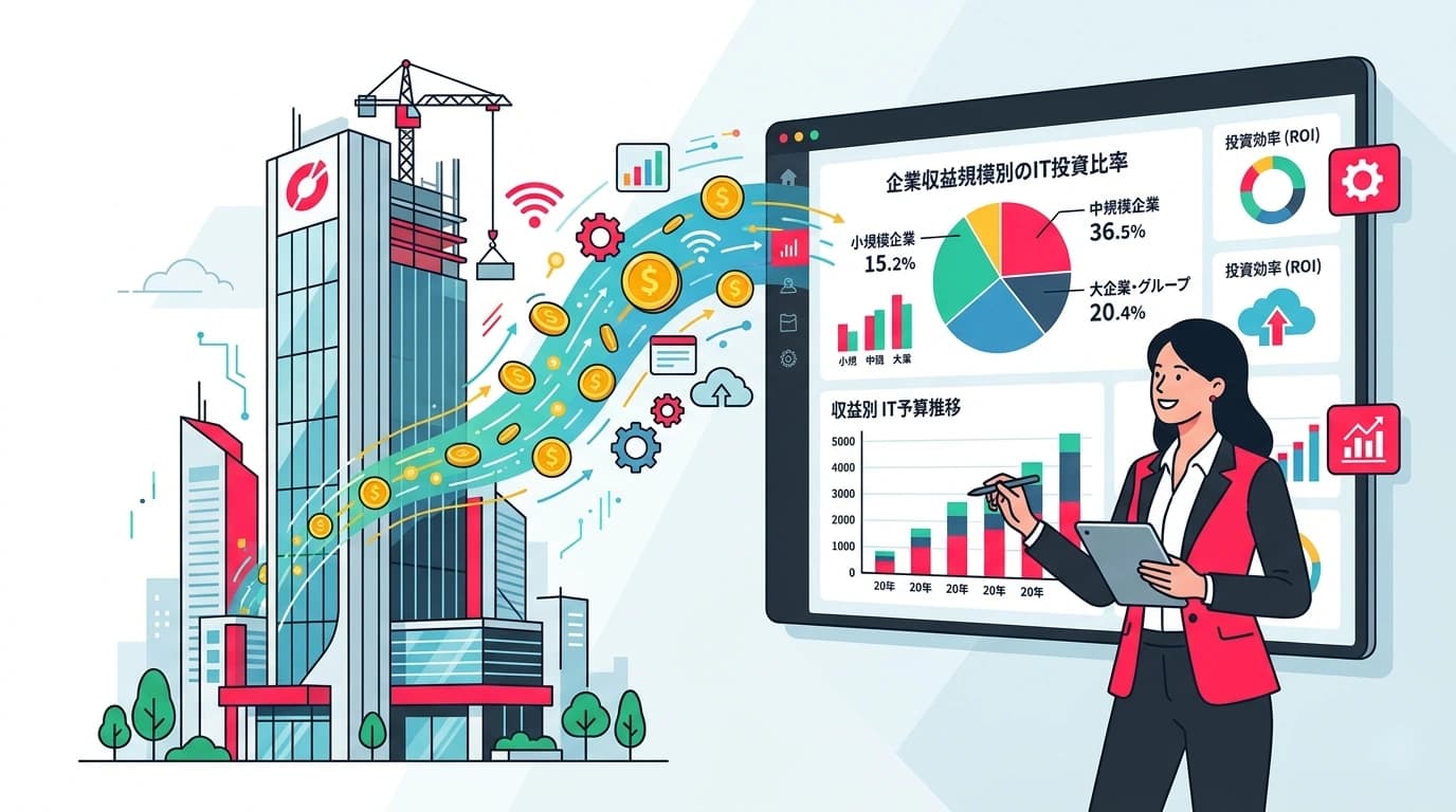DXに「いくら投資すべきか」がわかる！売上規模別のIT投資ガイドライン