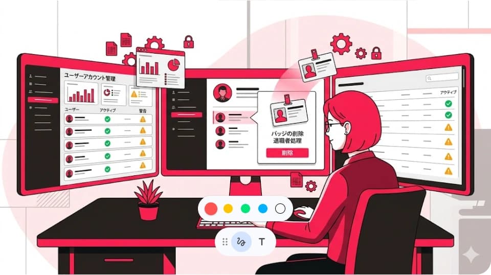 退職者のアカウント削除を徹底する！IT管理者向け退職時チェックリスト