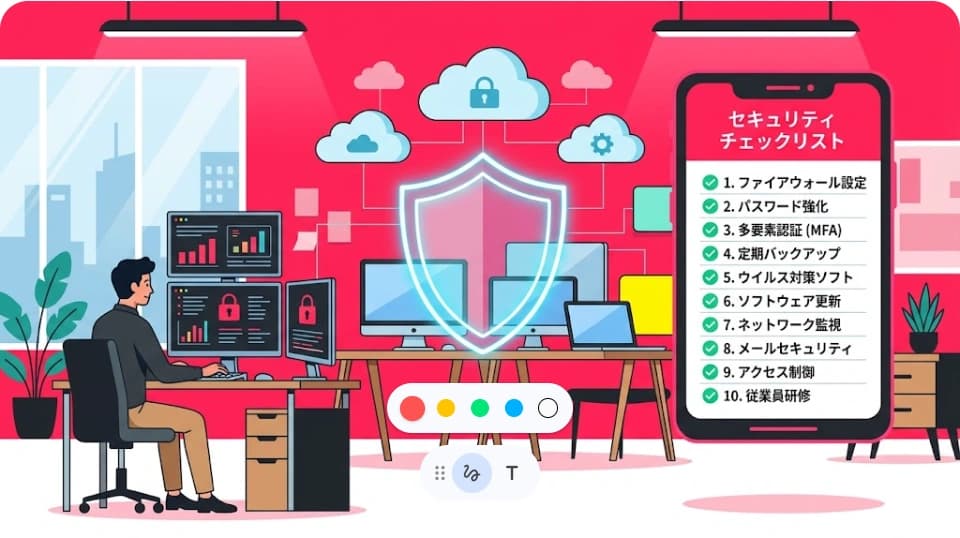 中小企業が最低限やるべきセキュリティ対策10選【2026年版】