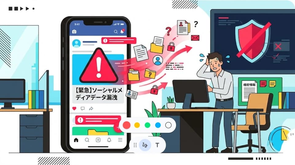 社員のSNS投稿が原因で情報漏洩…「ソーシャルメディアポリシー」の作り方