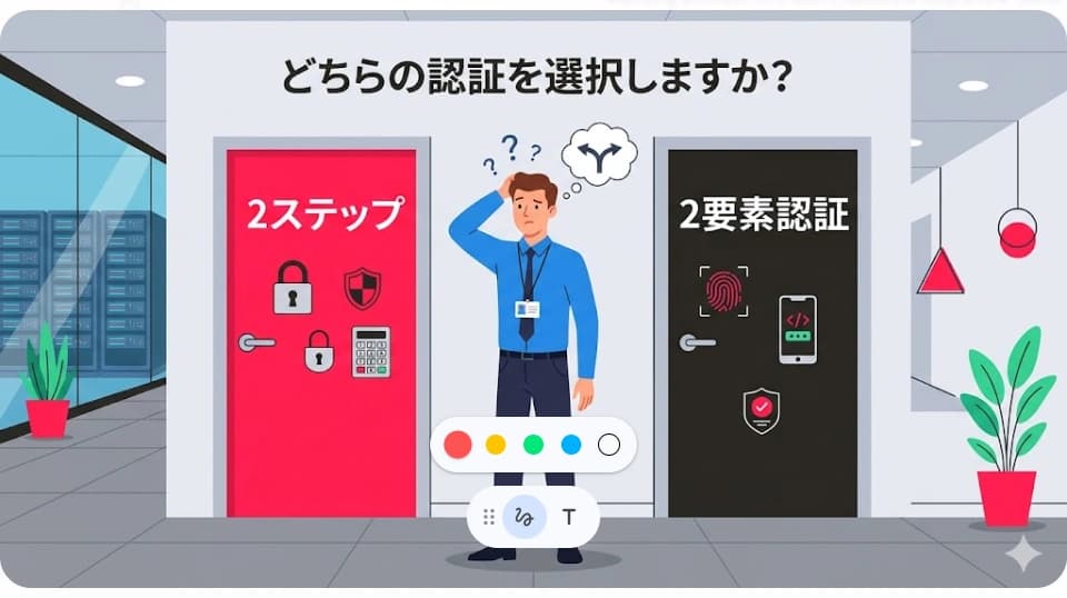 「二段階認証」と「二要素認証」の違い、説明できますか？正しいセキュリティ用語