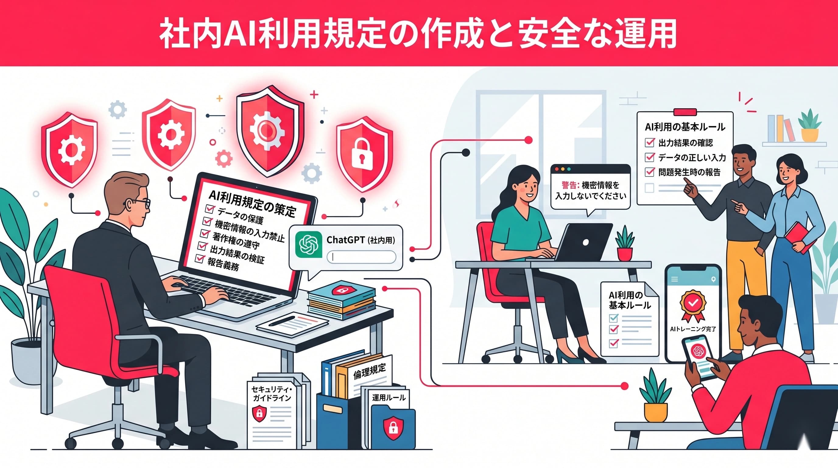 ChatGPTを業務で使いたい経営者が最初にやるべき「社内ルール作り」