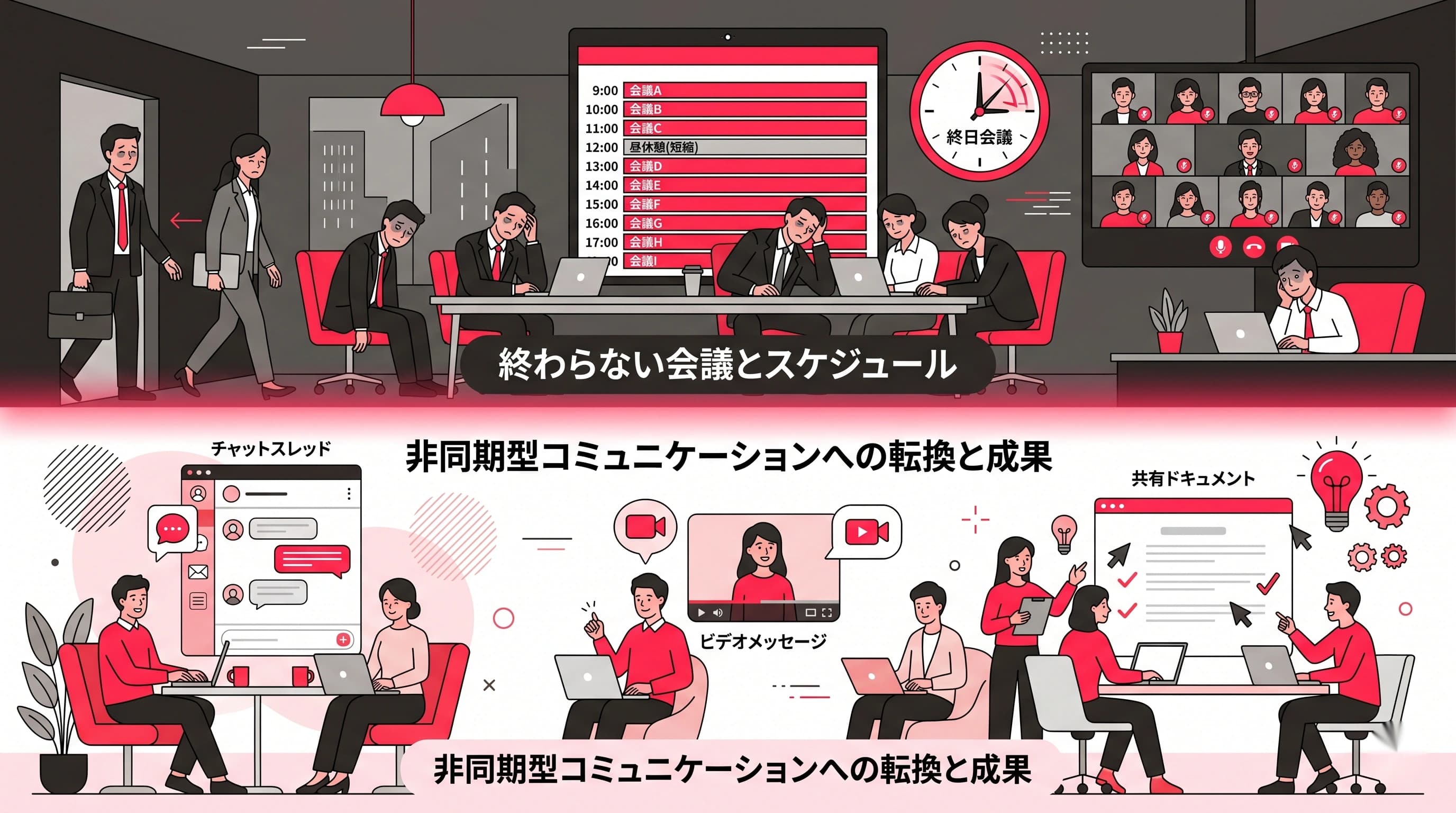 「会議が多すぎる」問題をITで解決する｜非同期コミュニケーションのすすめ