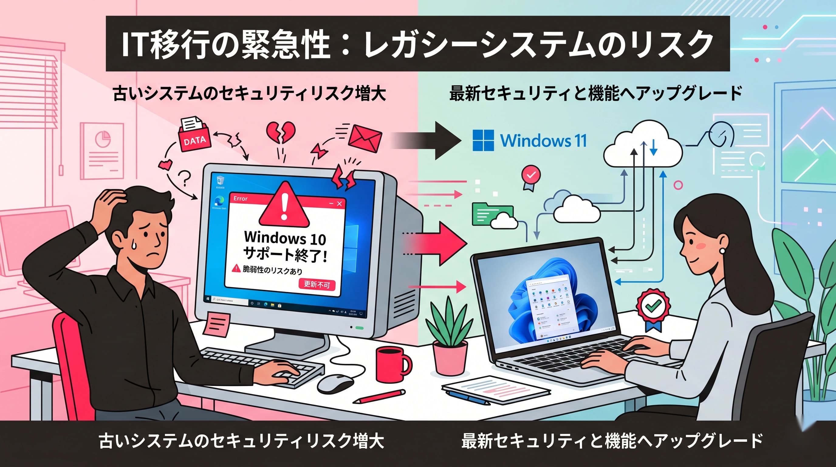 Windows 10サポート終了｜まだ移行してない企業が今やるべきこと
