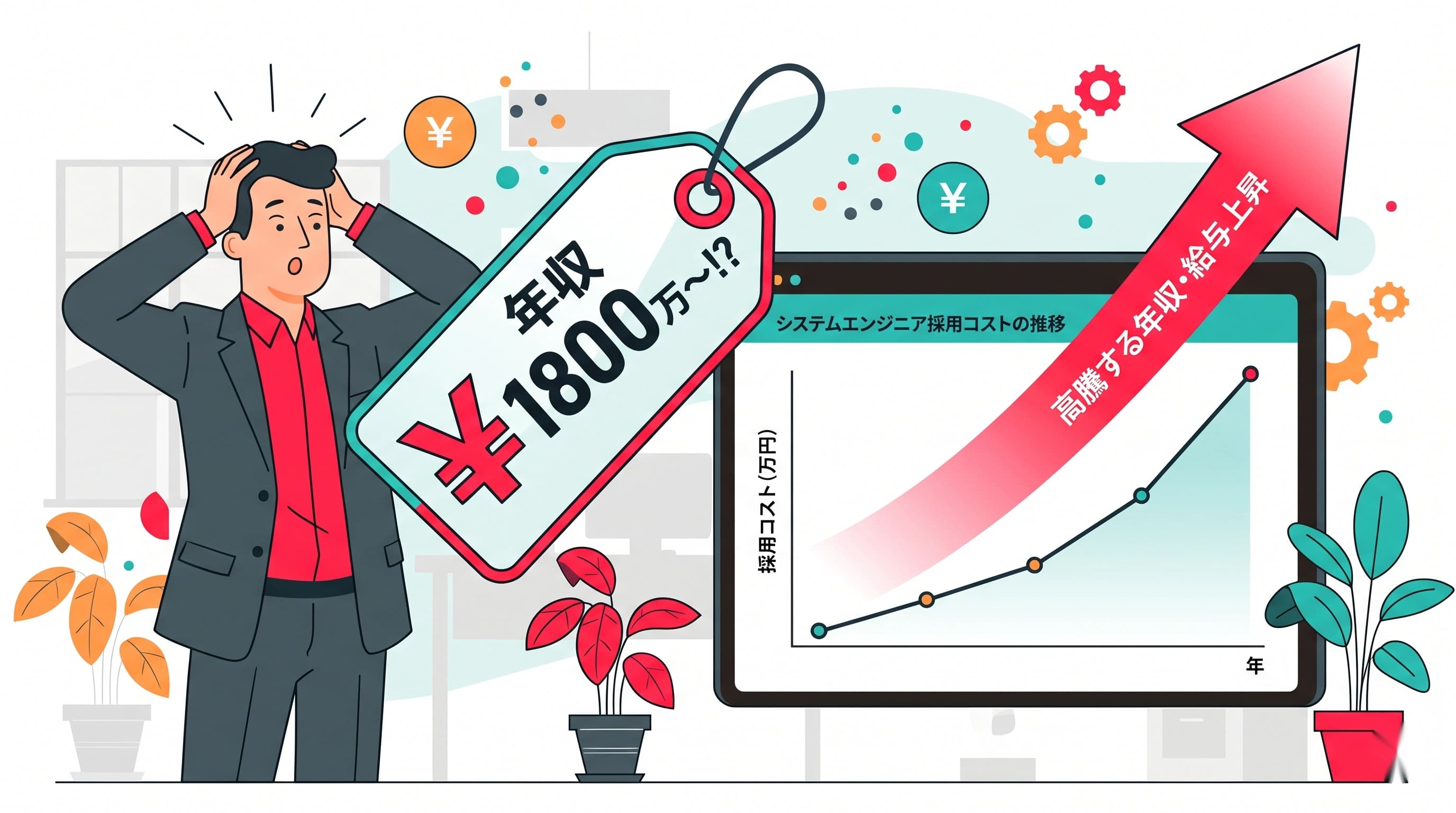 システムエンジニアの採用単価が高騰し続ける理由と、今すぐできる対策